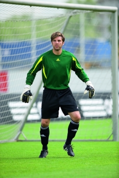Adidas Torwarttrikot Freno GK dark green/acid buzz