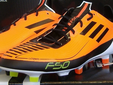 Adidas F50 ADIZERO Prime FG warning/black/white Ltd. Edition