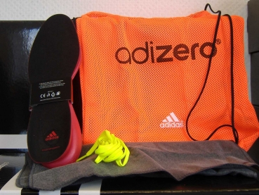 Adidas F50 ADIZERO Prime FG warning/black/white Ltd. Edition