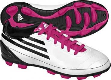 Adidas F10 TRX HG J adizero Fu�ballschuhe white/black/rad.pink