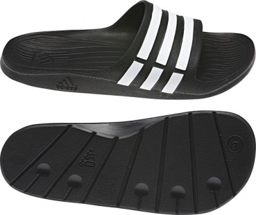 Adidas Adilette Duramo schwarz