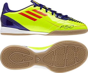 Adidas F10 J Indoor adizero Fu�ballschuhe electricity/infrared
