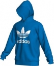 Adidas Trefoil Hoodie Herren bluebird/white