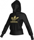 Adidas Trefoil Hoodie Damen black/gold