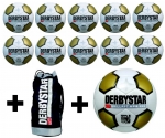 DERBYSTAR 11er Ballpaket Nugaro + Brilliant Matchball+Ballsack