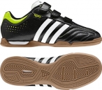 Adidas 11Questra H&L Indoor Klett-Fu�ballschuhe black/slime