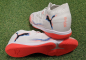 Preview: Puma Future 8 Match IT MID Jr. Hallenschuhe white/black/glowing red