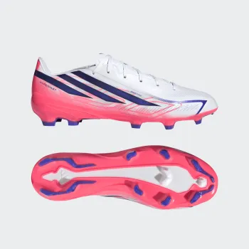 Adidas Fußballschuhe F50 League FG White/viosol/tursol