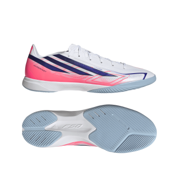 Adidas Fußballschuhe F50 League Indoor White/viosol/tursol