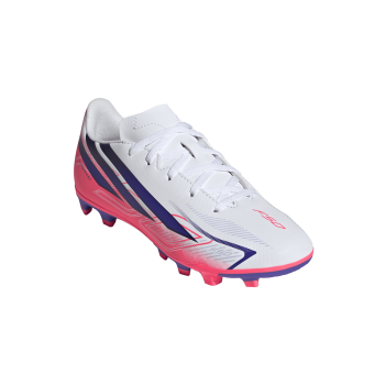 Adidas Fußballschuhe F50 Hyperfast Club FG/MG J weiß/viosol/tursol