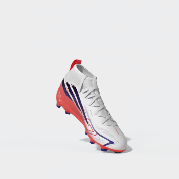 Adidas Fußballschuhe F50 League FG J MID White/viosol/tursol