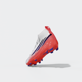 Adidas Fußballschuhe F50 League FG J MID White/viosol/tursol