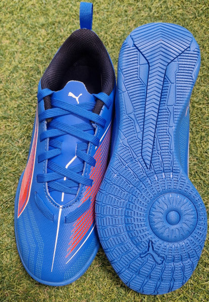 Puma Ultra 6 Play IT JR Indoor ultra blue/glowing red