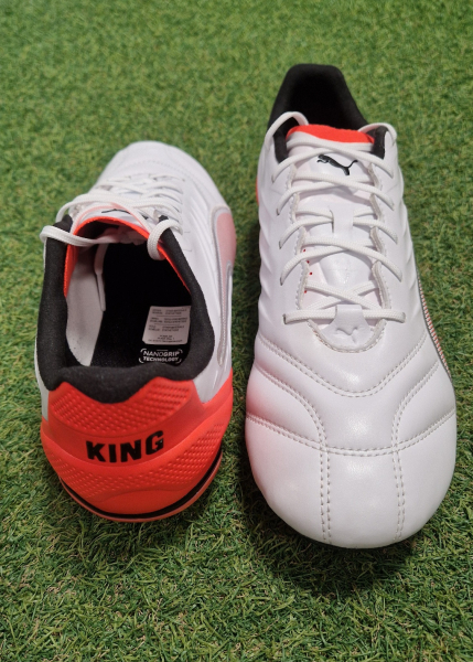 Puma King PRO FG/AG white/silver/glowing red