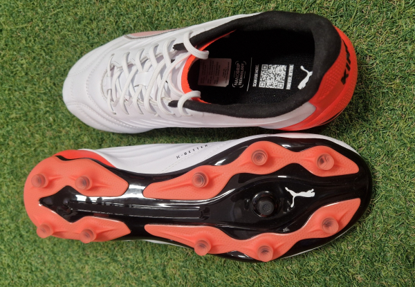 Puma King PRO FG/AG white/silver/glowing red