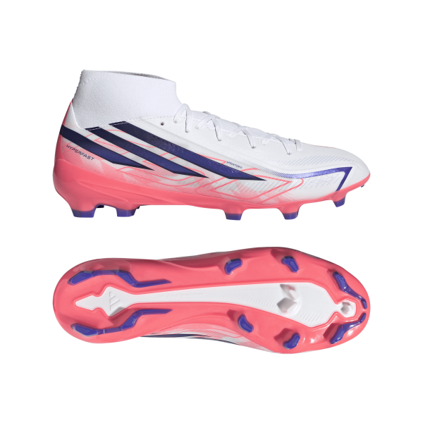 Adidas Fußballschuhe F50 League FG MID White/viosol/tursol
