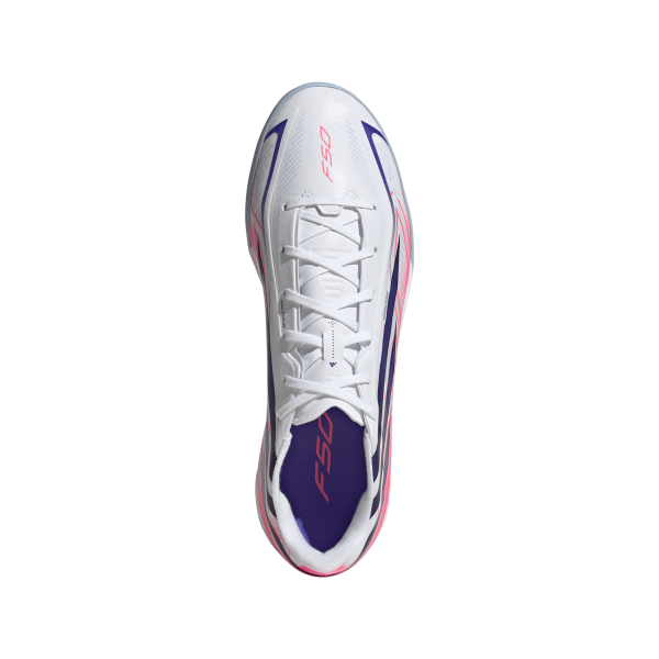 Adidas Fußballschuhe F50 League Indoor White/viosol/tursol
