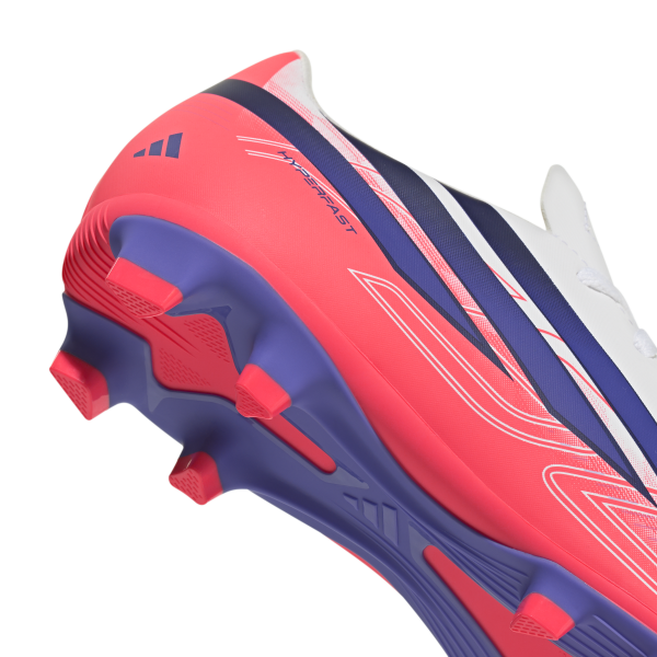 Adidas Fußballschuhe F50 Hyperfast Club FG/MG J weiß/viosol/tursol