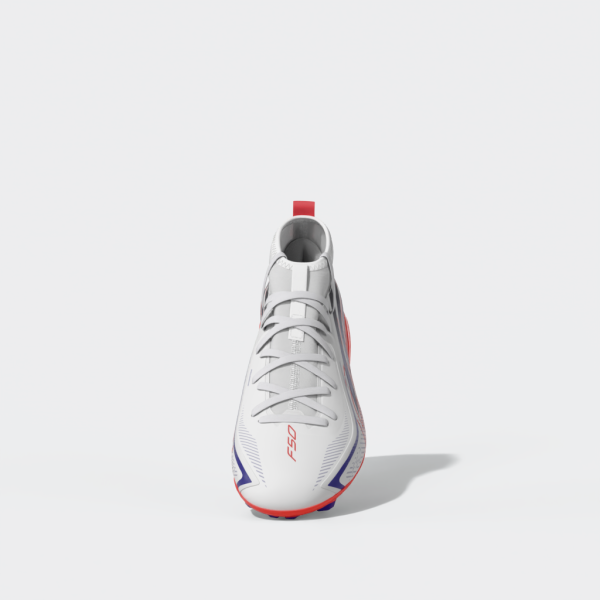 Adidas Fußballschuhe F50 League FG J MID White/viosol/tursol
