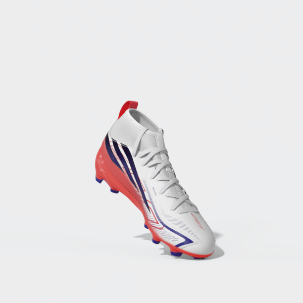 Adidas Fußballschuhe F50 League FG J MID White/viosol/tursol