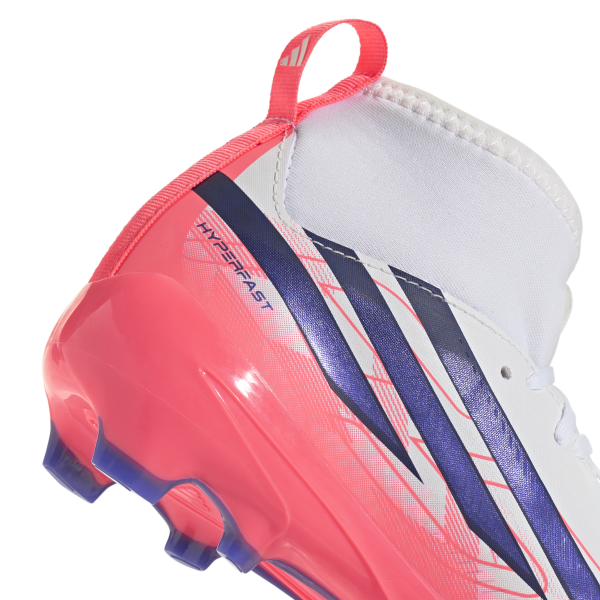 Adidas Fußballschuhe F50 League FG J MID White/viosol/tursol