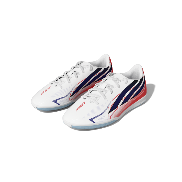 Adidas Fußballschuhe F50 Hyperfast IND J weiß/viosol/tursol