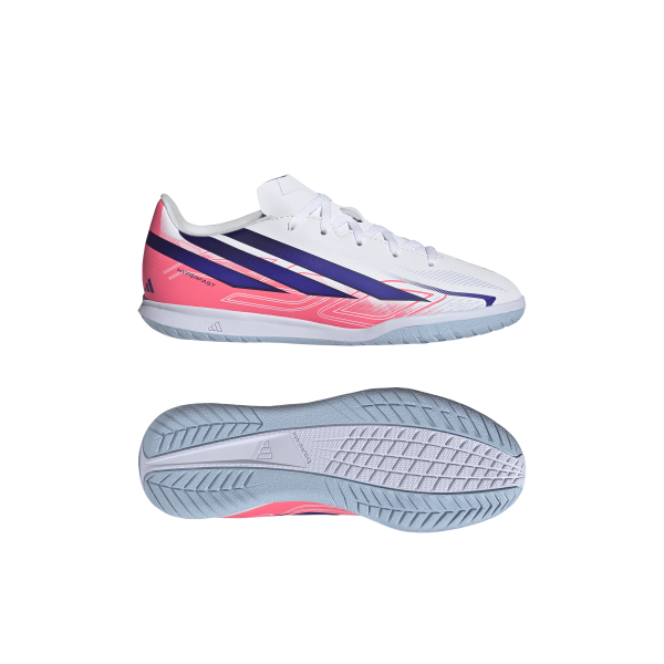 Adidas Fußballschuhe F50 Hyperfast IND J weiß/viosol/tursol
